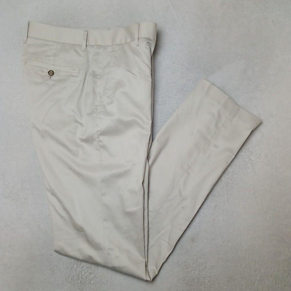 Bonobos Pants Men 32x34 Beige Wednesday Chino Tailored Workday Warrior Stretch